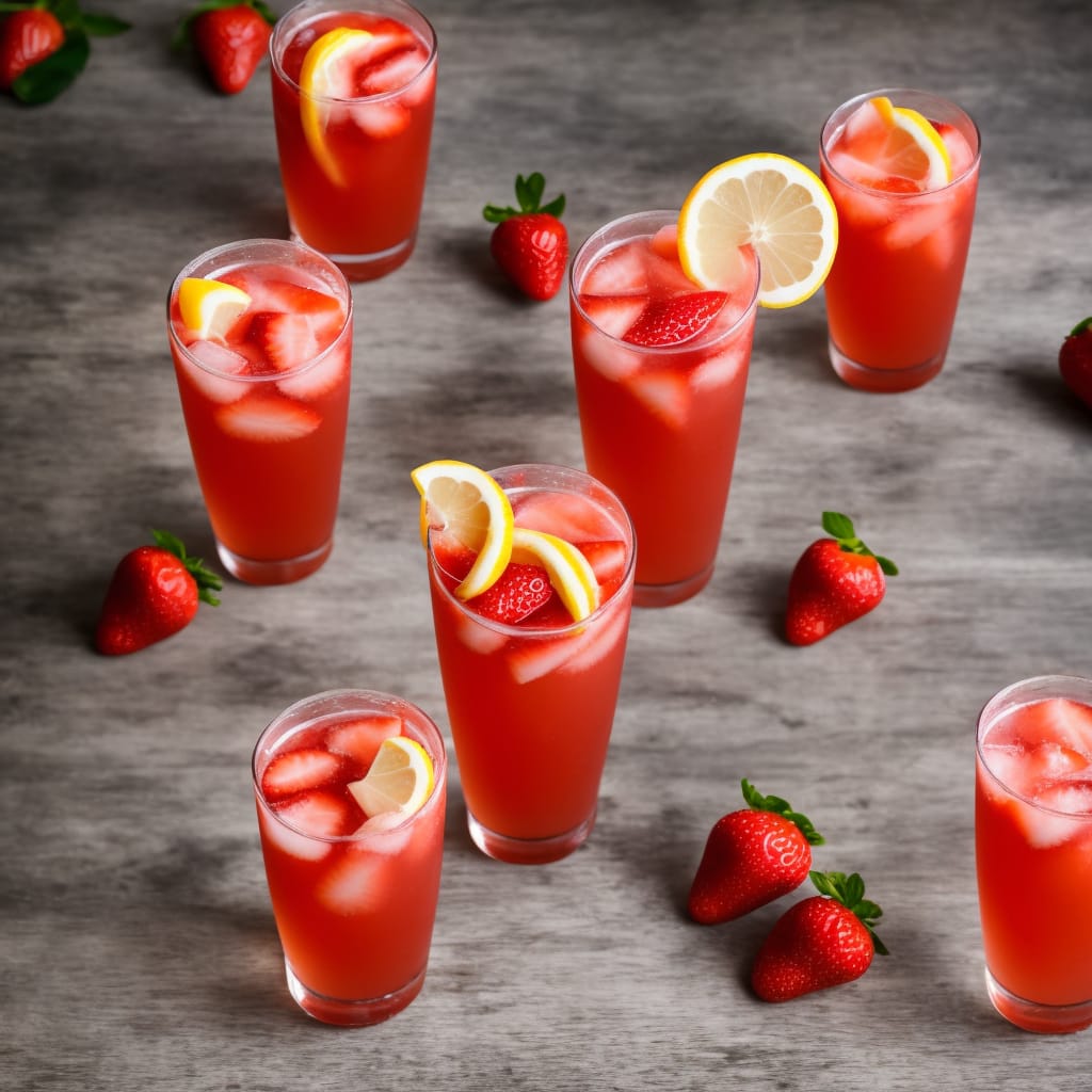 All Natural Strawberry Lemonade