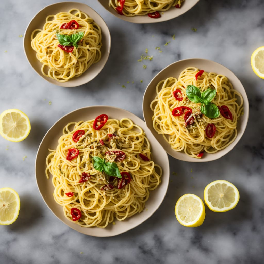 Amalfi Lemon, Chilli & Anchovy Spaghetti
