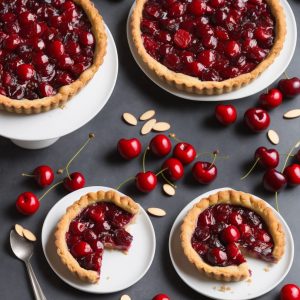 Amarena Cherry & Almond Tart