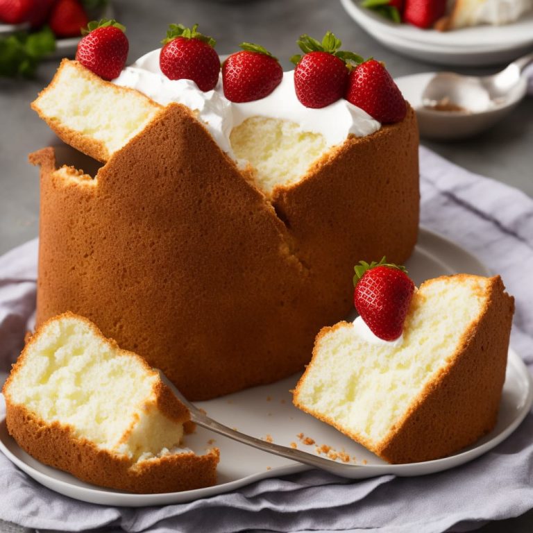 2-Ingredient Lemon Angel Food Cake Recipe - Recipes.net