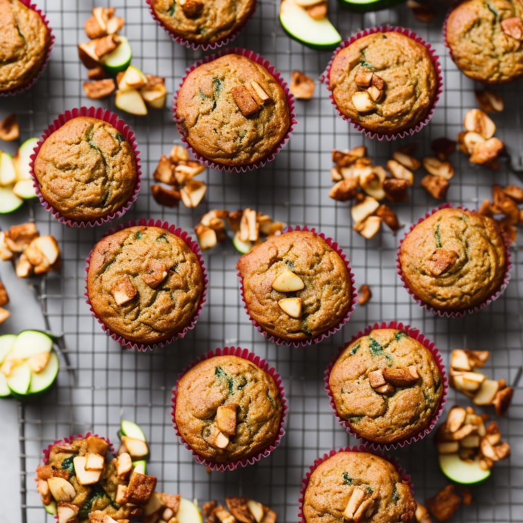Apple Cinnamon Zucchini Muffins Recipe