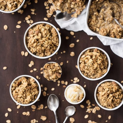 Apple & Ginger MuesliTopped Crumble Recipe
