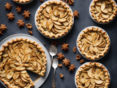 Apple & Ginger Pie with Walnut Pastry