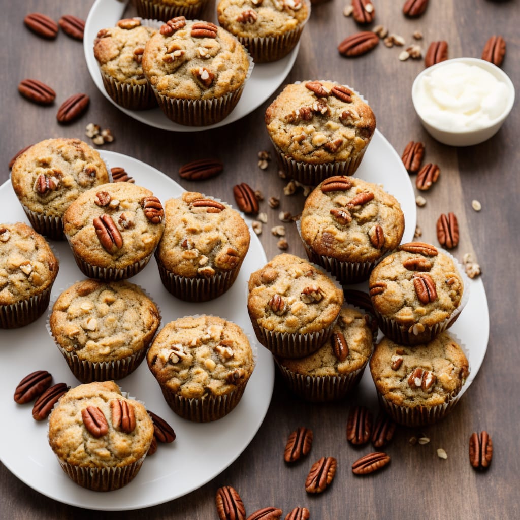 Apple Muffins with Pecan Topping