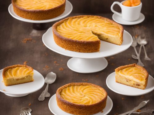 Apricot gâteau Pithiviers