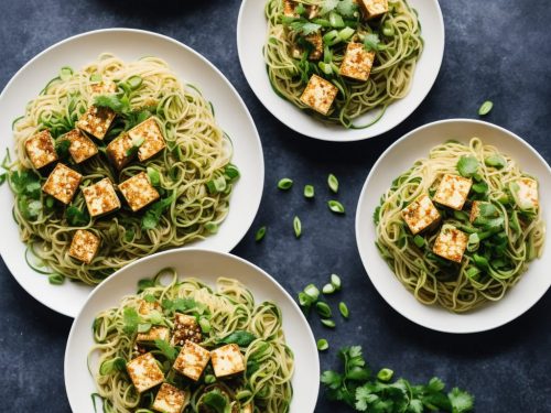 Asian-style Tofu & Cucumber Noodles Recipe
