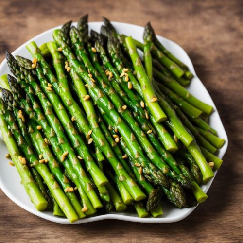 Asparagus with dipping sauces Recipe