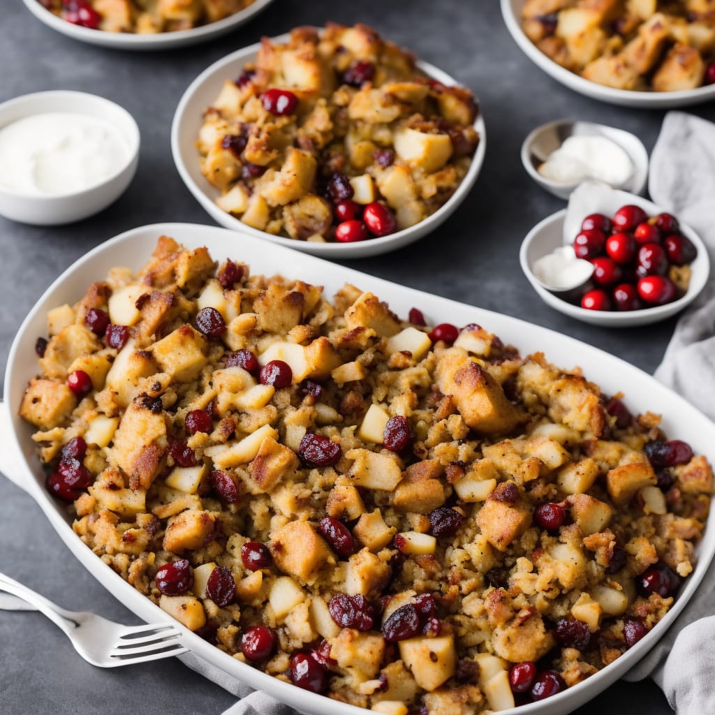 Awesome Sausage, Apple and Cranberry Stuffing