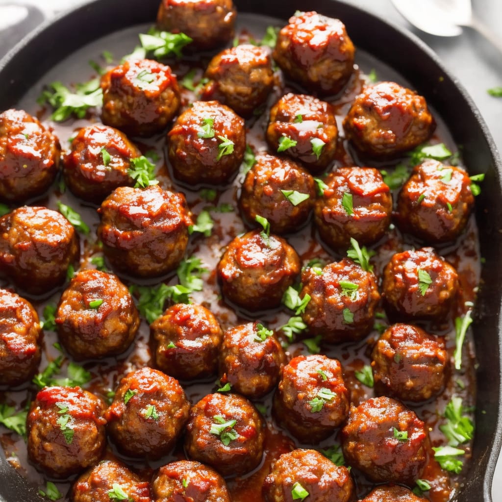 Bacon-Wrapped, Cheese-Stuffed, Smoky Barbecue Meatballs