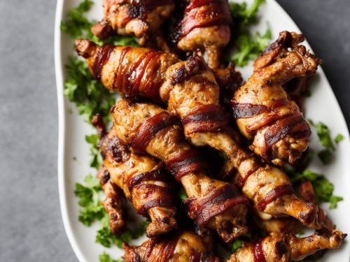 Bacon-wrapped Chicken Drumsticks