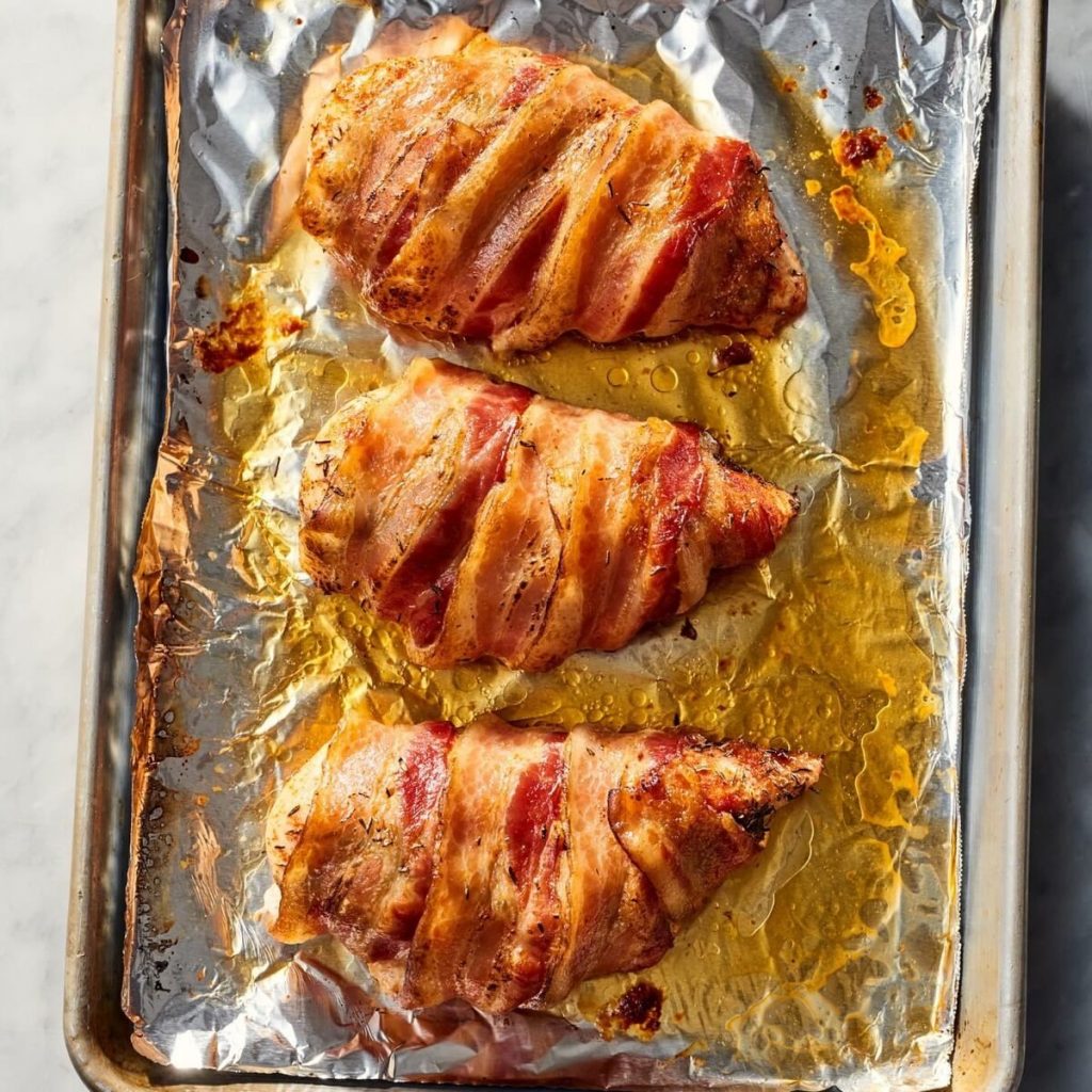 Bacon-Wrapped Chicken in the Oven
