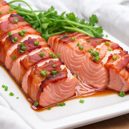 BaconWrapped Salmon Recipe Recipe