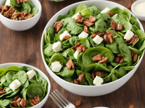 Baconless Spinach Salad Dressing