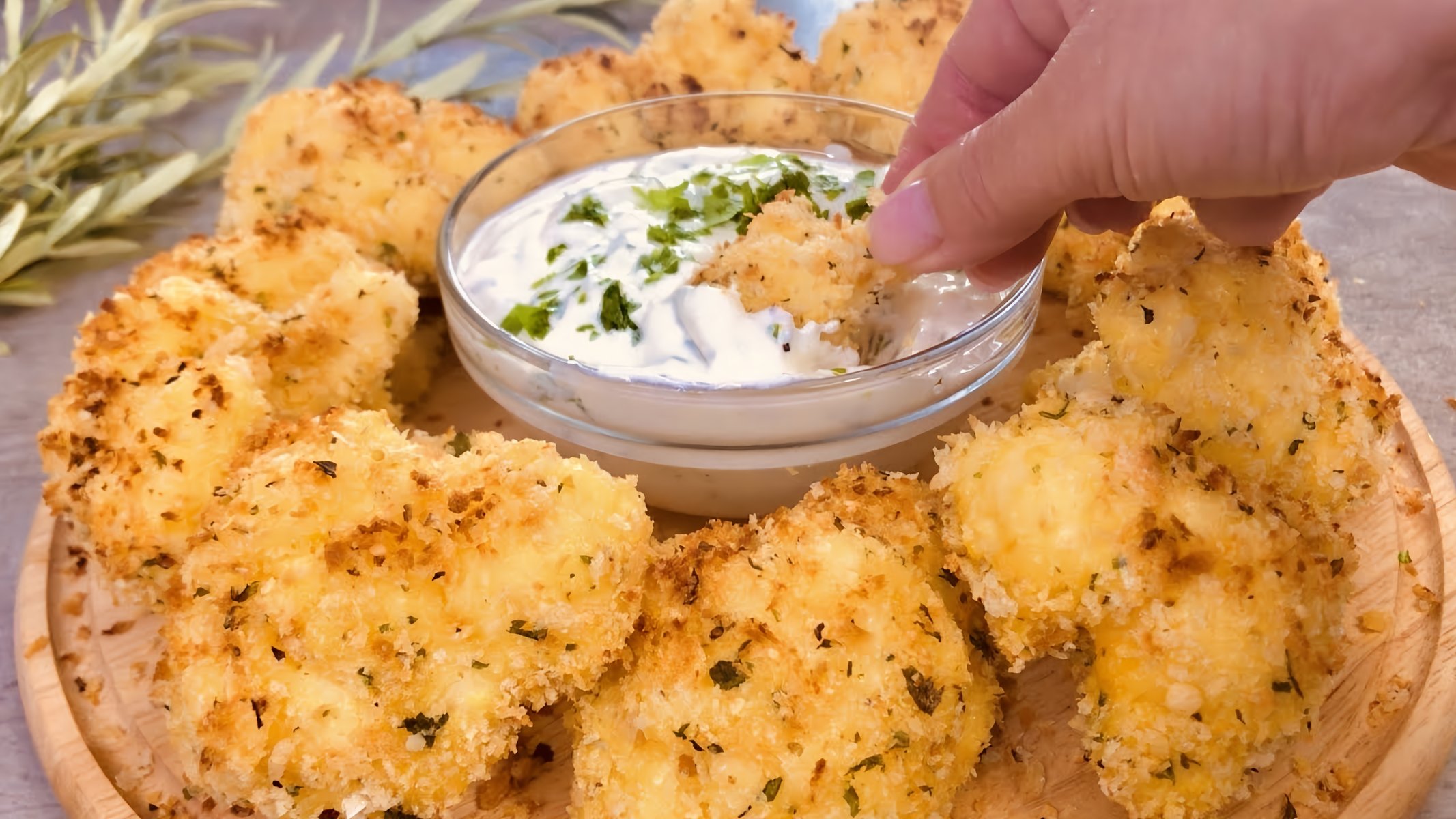 Baked Breaded Cauliflower