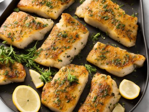 Baked Butter Herb Perch Fillets