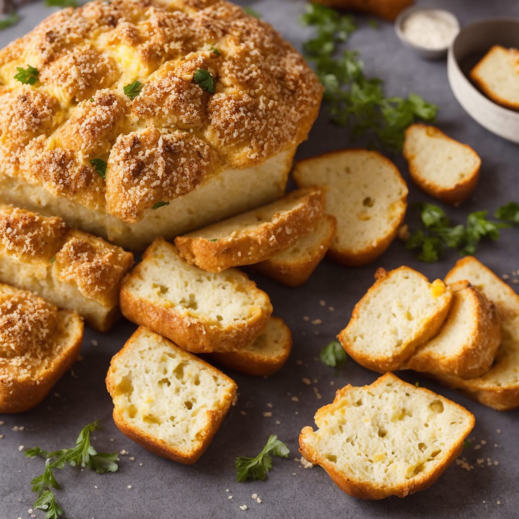 Baked Cheese Bread Flower
