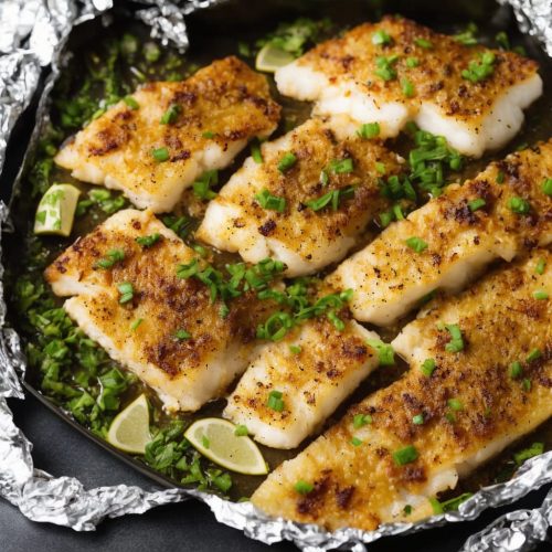 Baked Cod in Foil Recipe Recipe