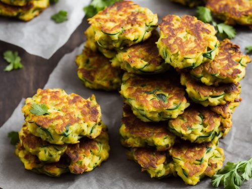 Baked Courgette Fritters