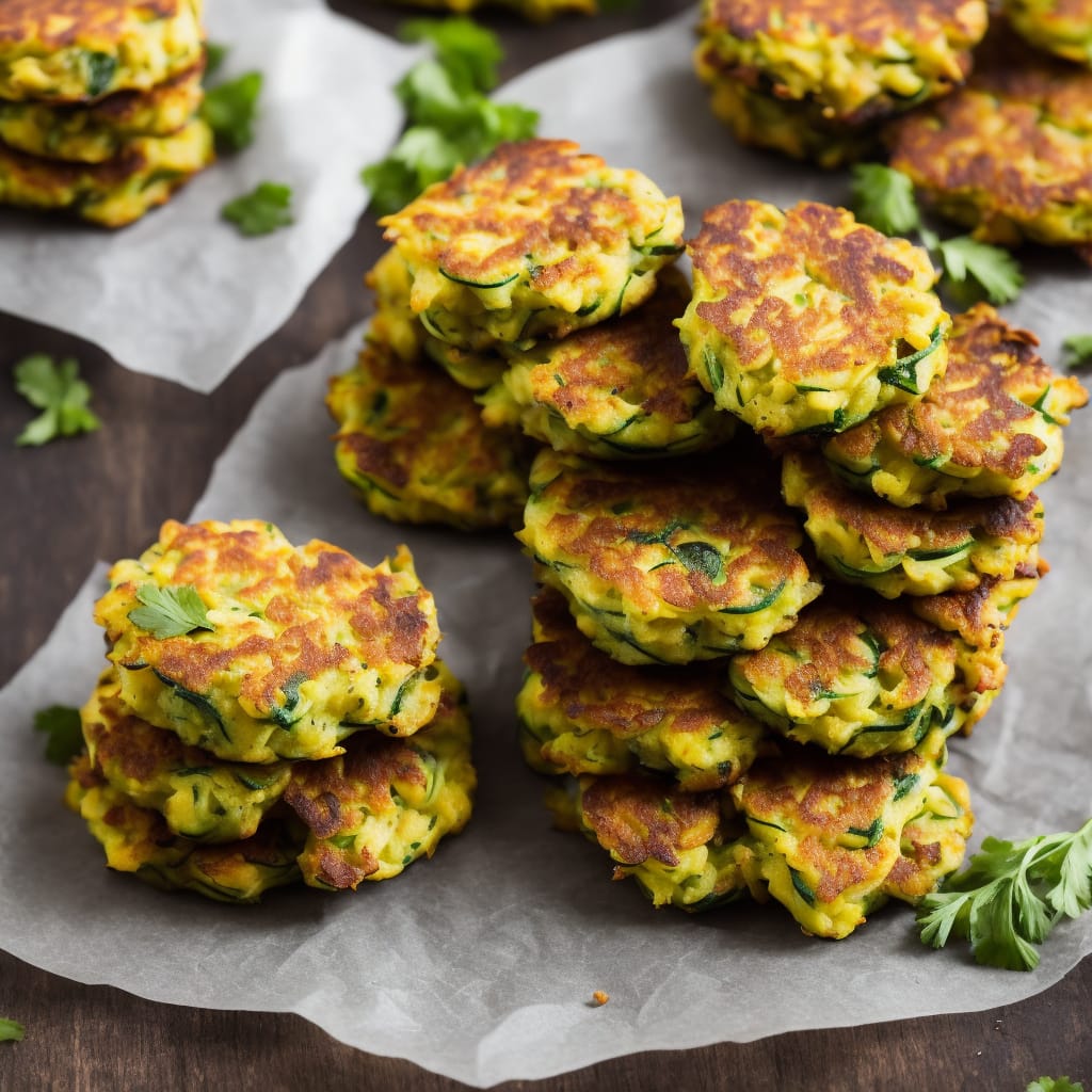 Baked Courgette Fritters