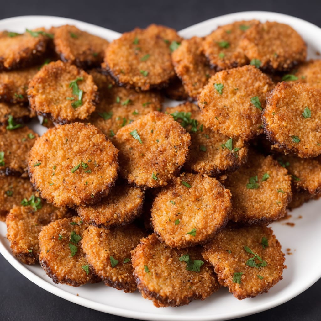 Baked "Fried" Breaded Eggplant Recipe