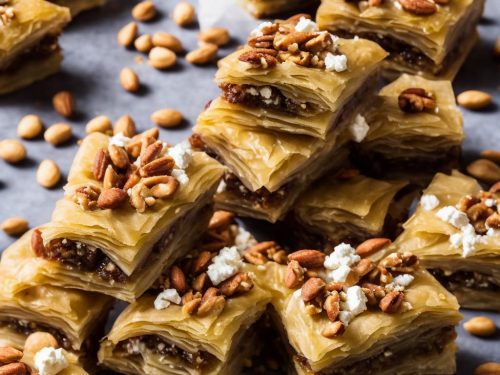 Baklava with Spiced Nuts, Ricotta & Chocolate