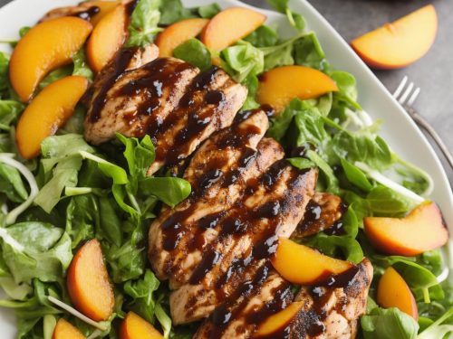 Balsamic Chicken & Peach Salad