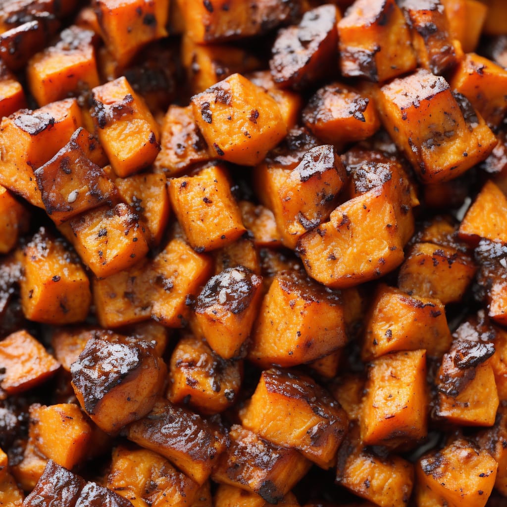 Barbecue Baked Sweet Potatoes