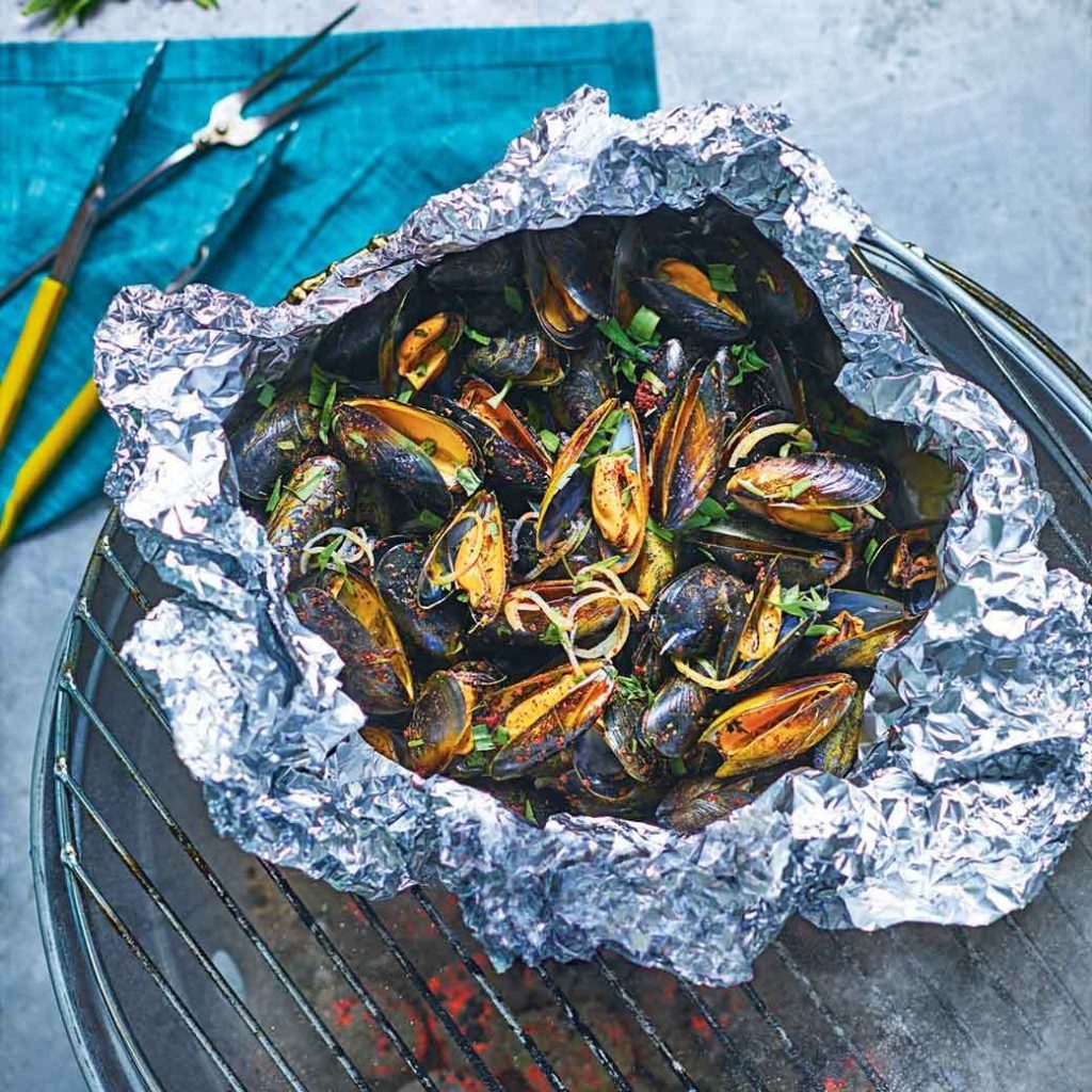 Barbecued Mussels
