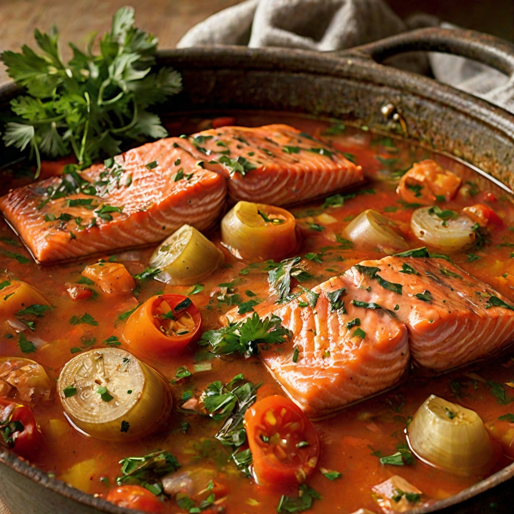 Basque-style Salmon Stew