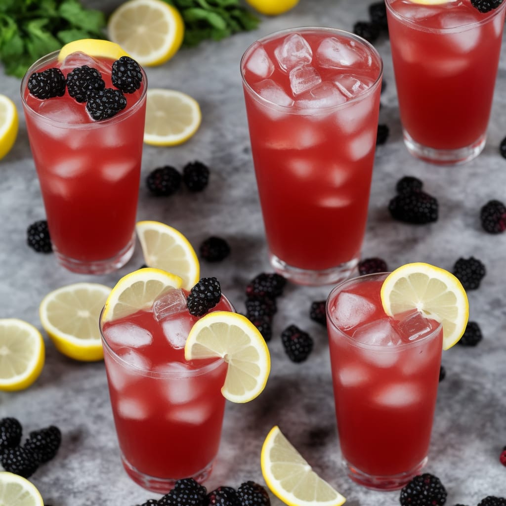 Beastly Blackberry & Bay Lemonade Mocktail