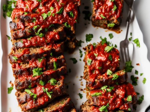 Beef & Bacon Meatloaf with Tomato Sauce
