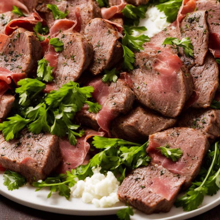 Beef Fillet with Horseradish & Prosciutto Recipe