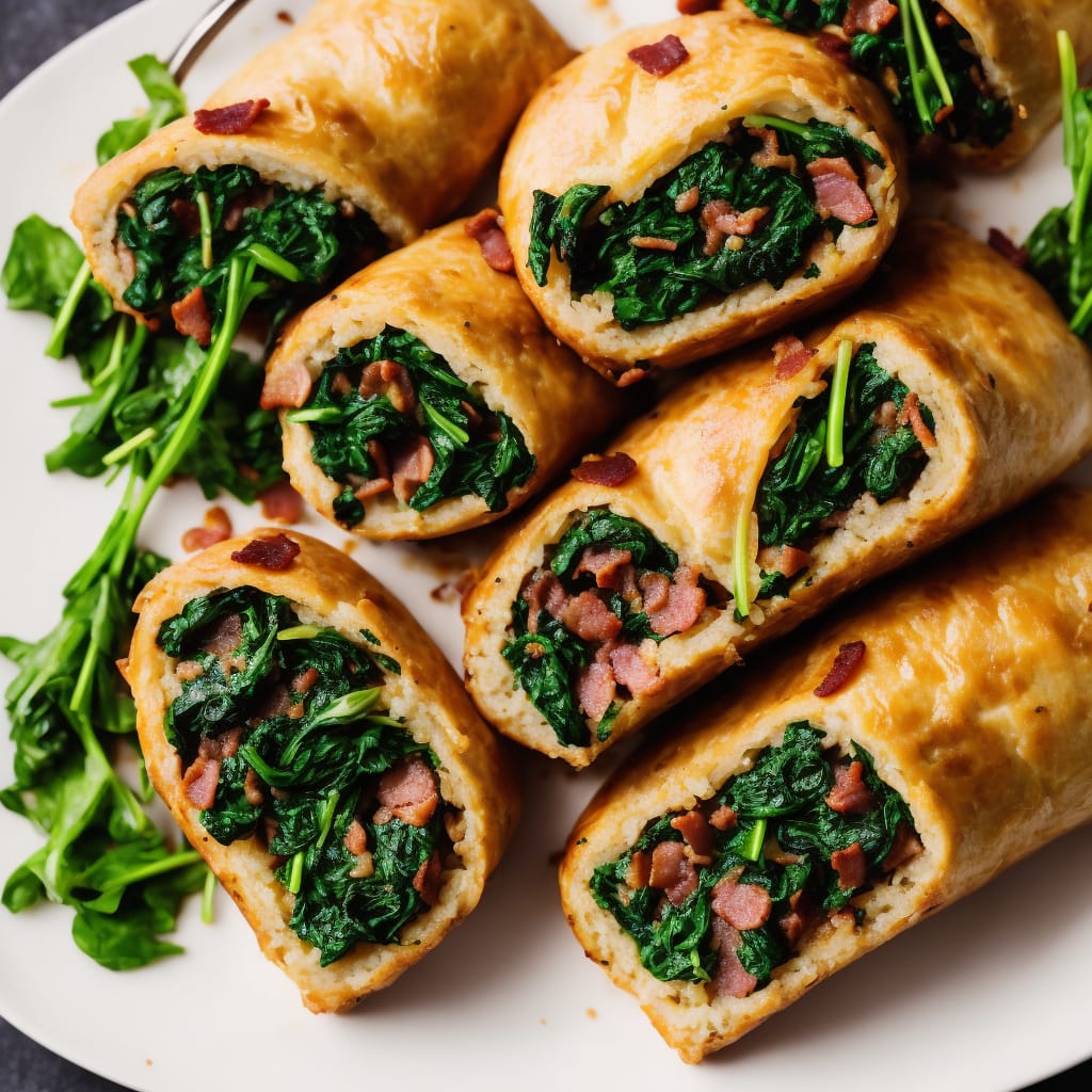 Beef Wellington with Spinach & Bacon