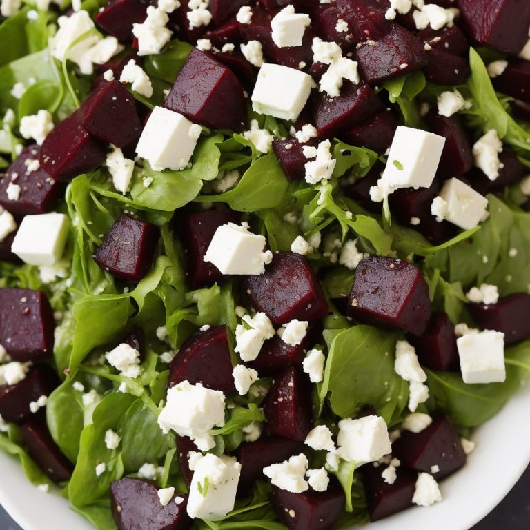 Beetroot, Bean & Feta Salad Recipe