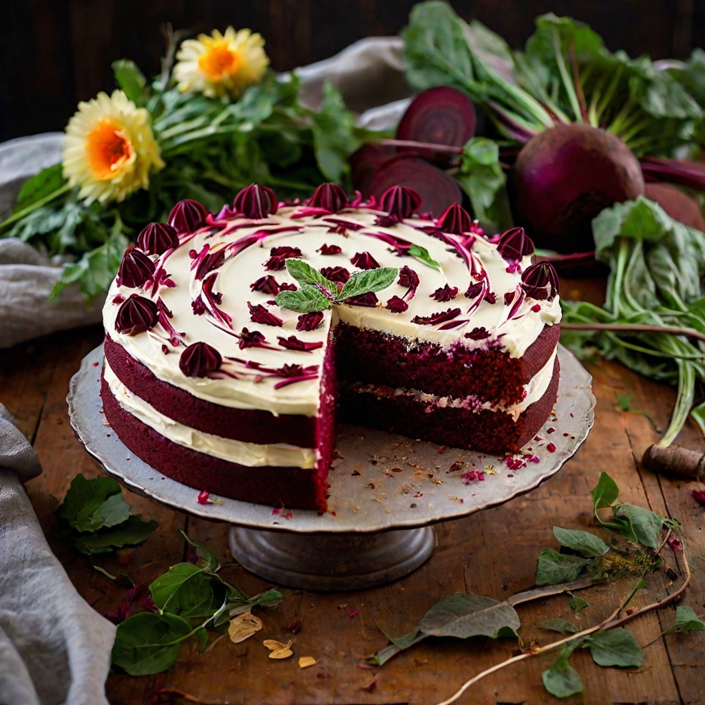 Natural Red Velvet Cake Recipe (with Beetroot Powder)