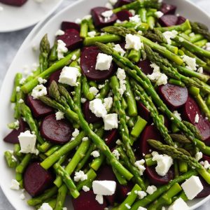 Beetroot, Feta & Asparagus Salad