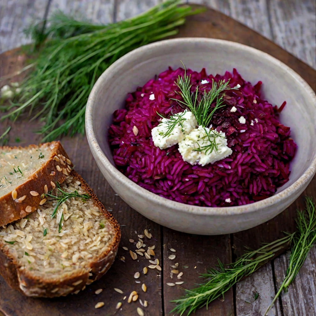 Beetroot Orzotto