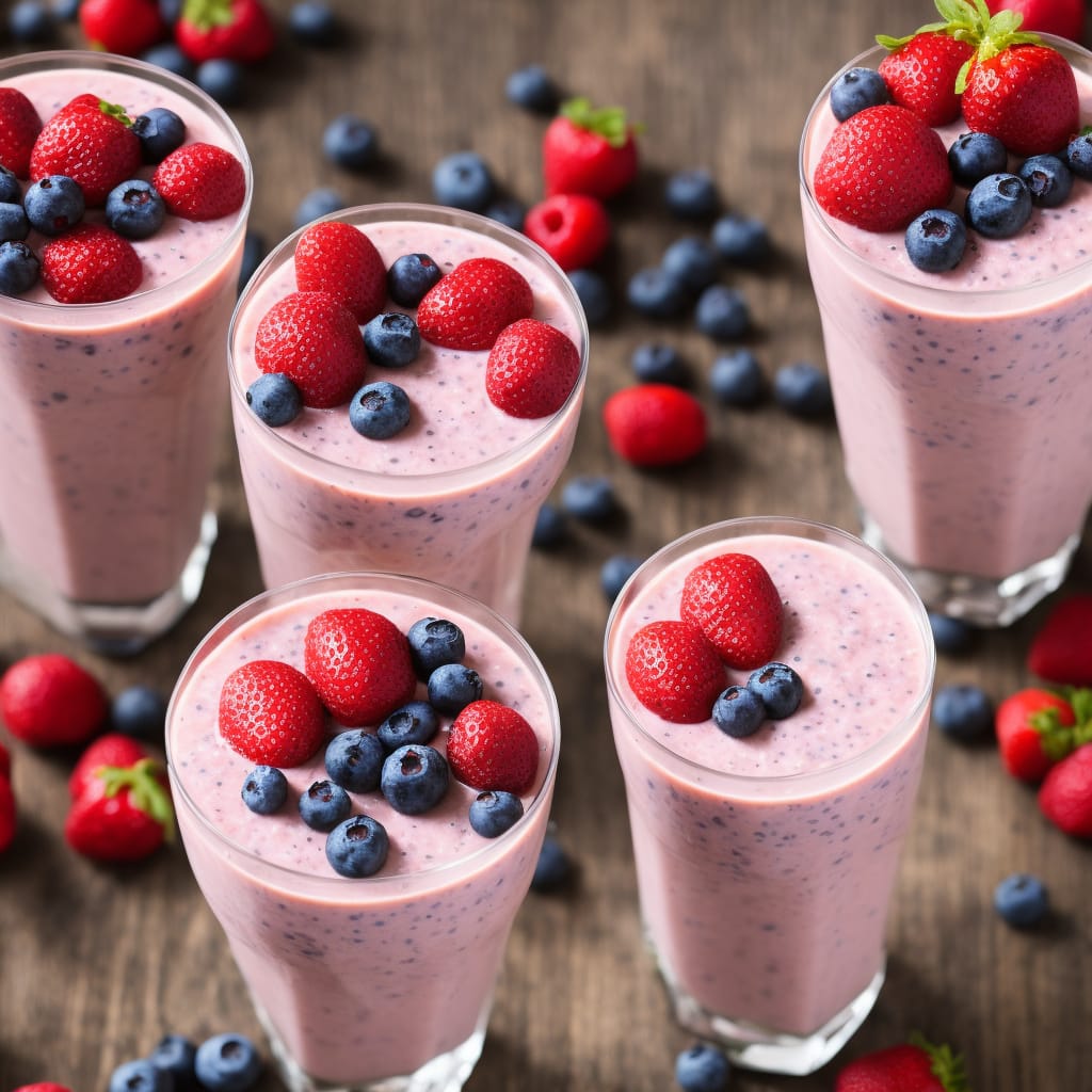 Berries and Cream Smoothie