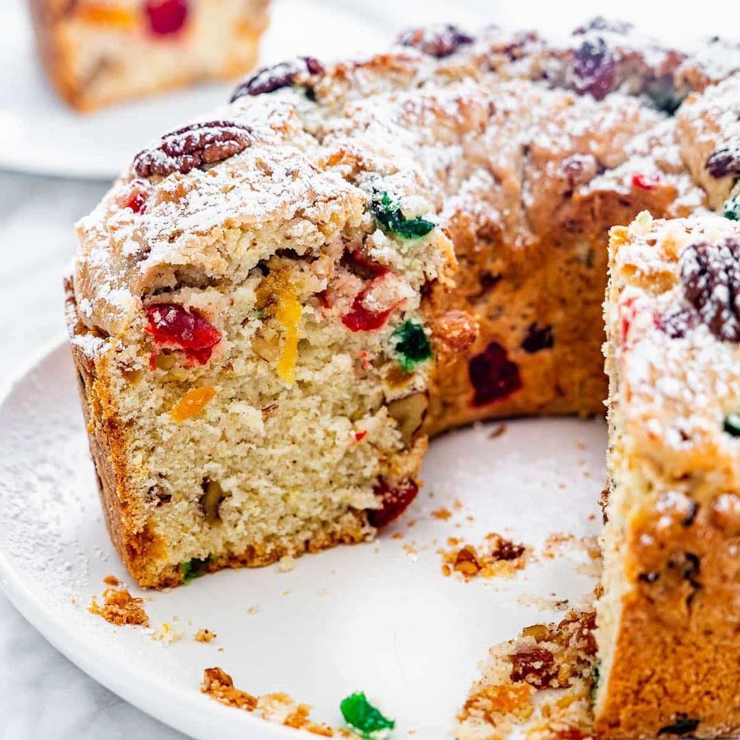 World's Best Fruit Cake (Moist Fruit Cake Recipe) A Beautiful Plate