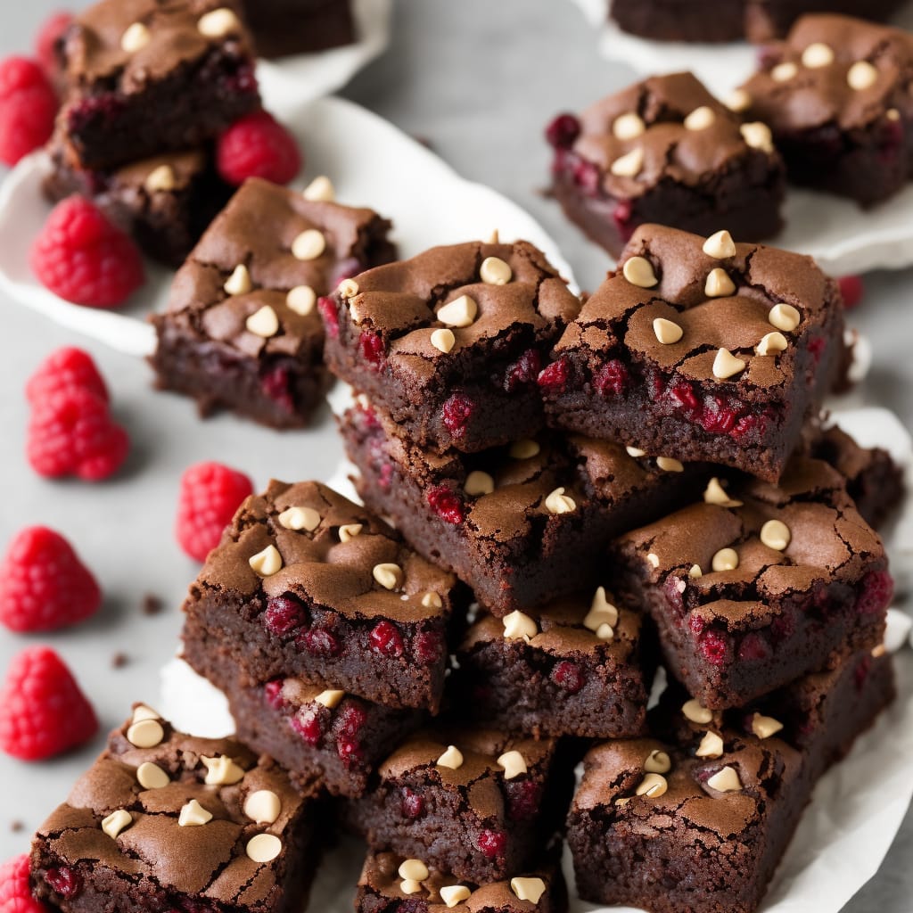 Best Ever Chocolate Raspberry Brownies