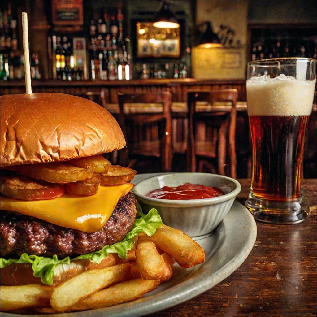 Best of British Burgers with Triple-Cooked Chips