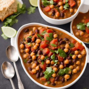 Black Bean and Chickpea Chili
