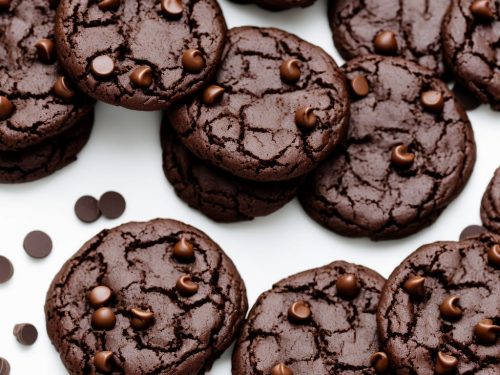 Black Tahini Chocolate Cookies