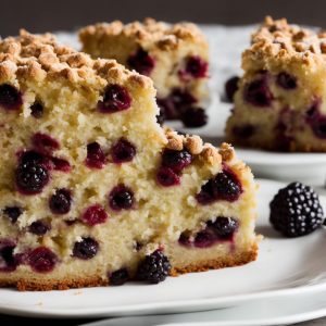 Blackberry & Apple Cake