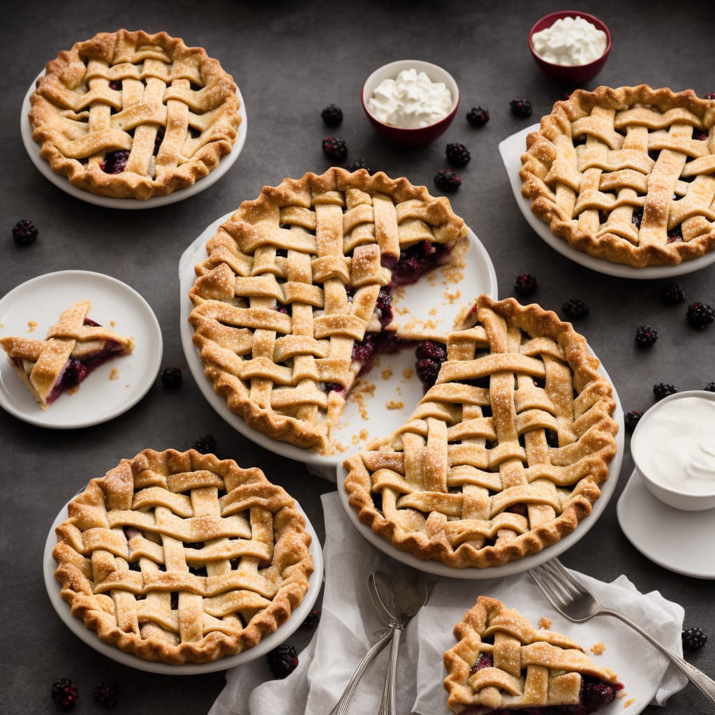 Blackberry & Apple Lattice Pie Recipe | Recipes.net