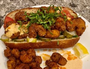 Blackened Shrimp Hot Dogs