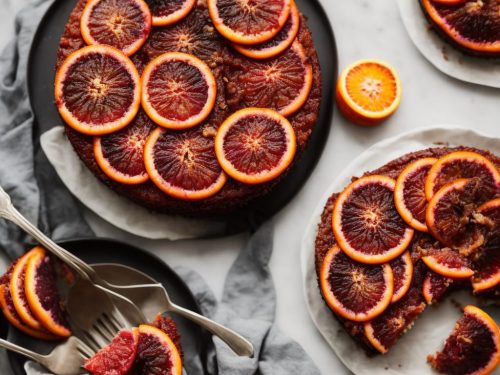 Blood Orange Upside-Down Cake