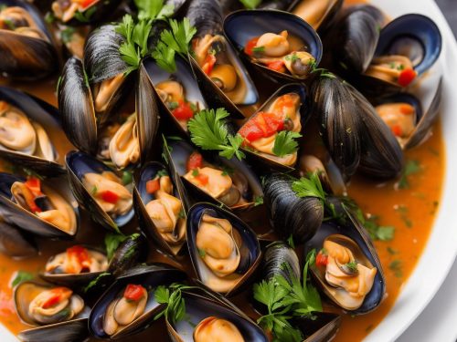 Bloody Mary Mussels