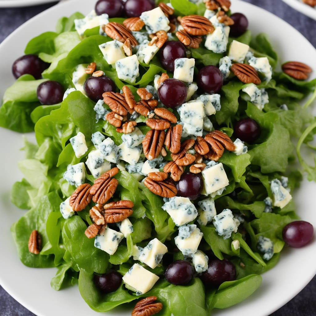 Blue Cheese & Grape Salad with Caramelised Pecans
