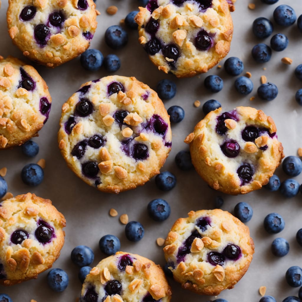 Blueberry Bakewell Muffins